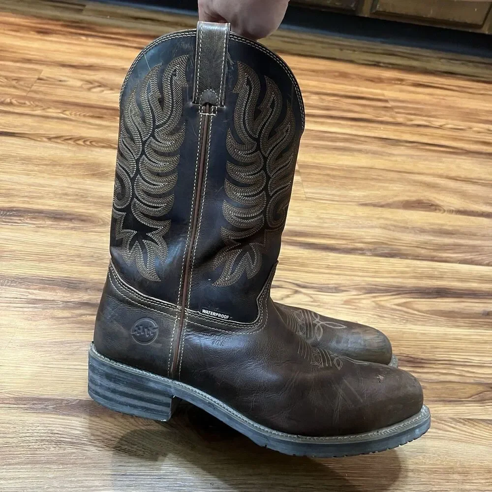 Double H Work Boots Steel Tow Size 13D